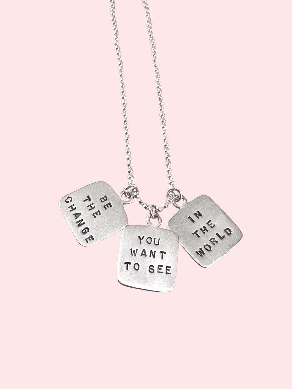 Be The Change Charm Necklace