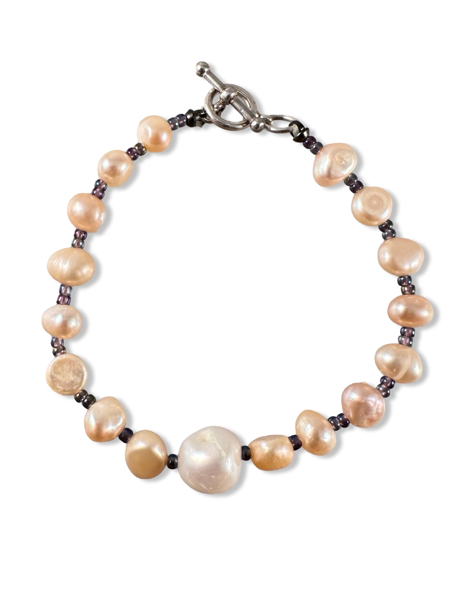 Freshwater Pearl Toggle Bracelet