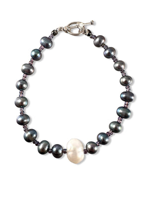 Freshwater Pearl Toggle Bracelet