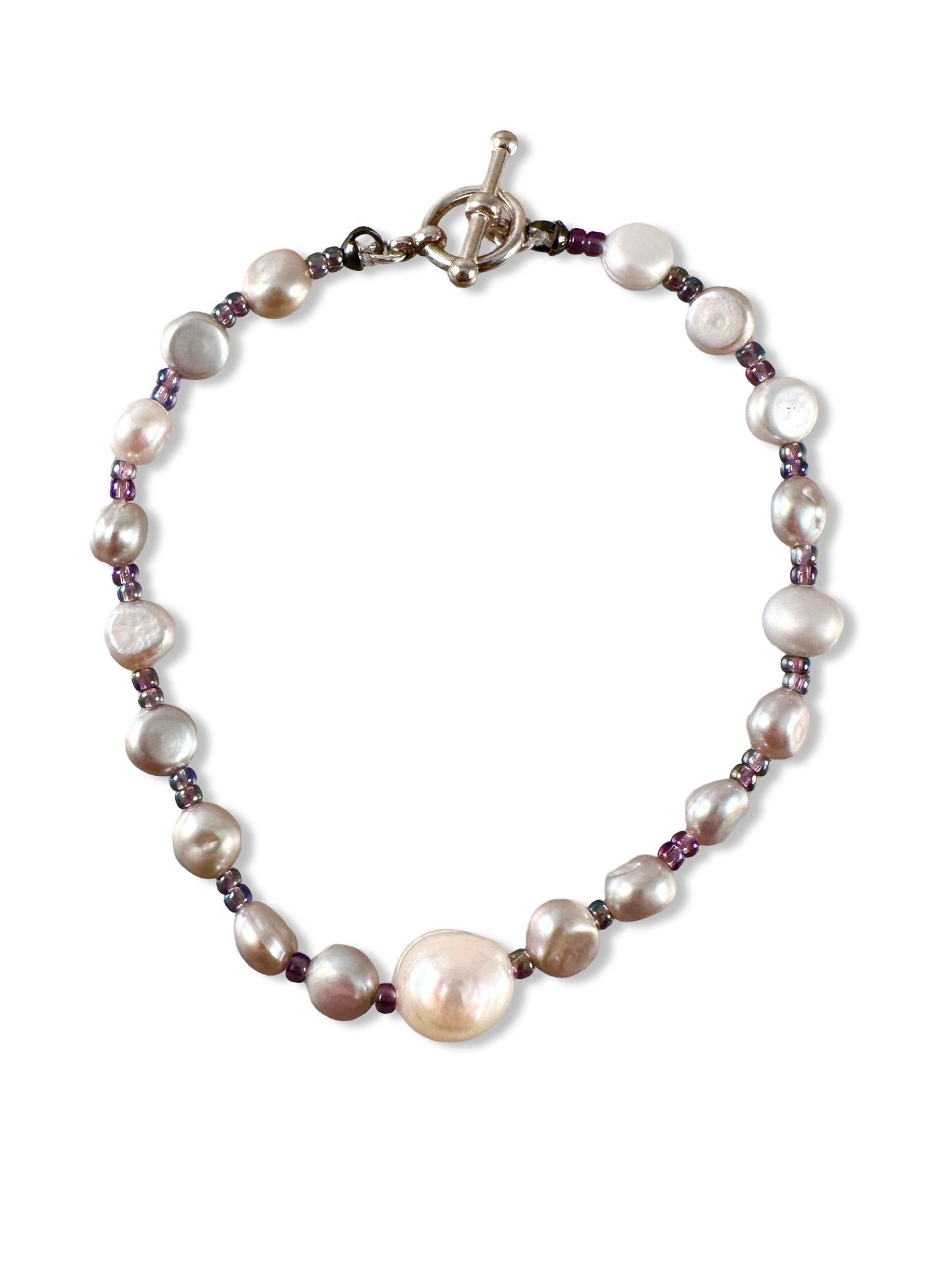 Freshwater Pearl Toggle Bracelet