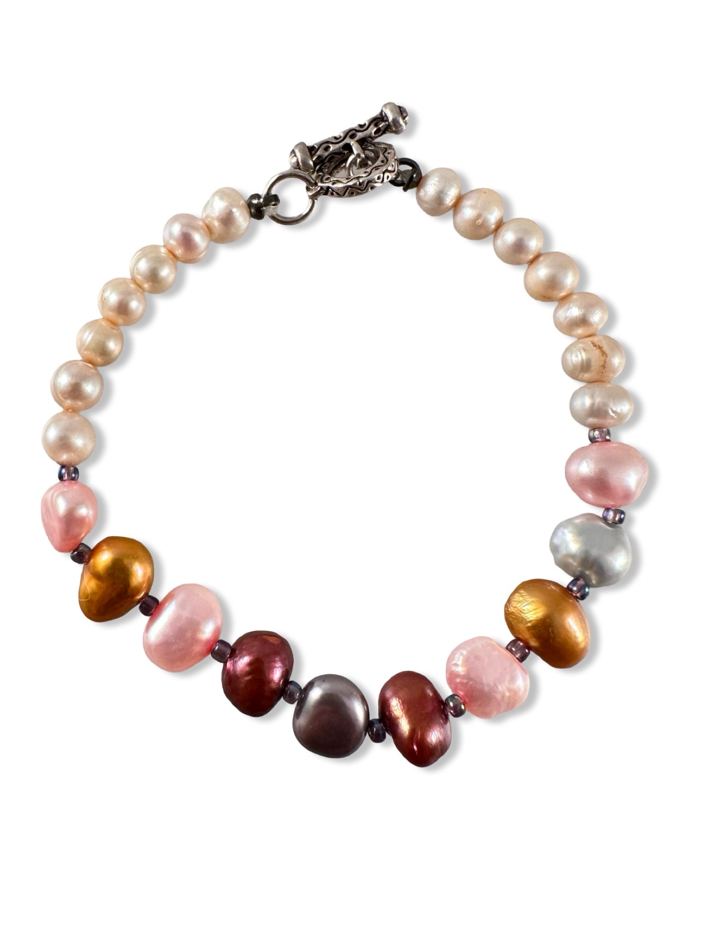 Freshwater Pearl Toggle Bracelet