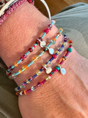 Silver Dot Bracelets & Anklets