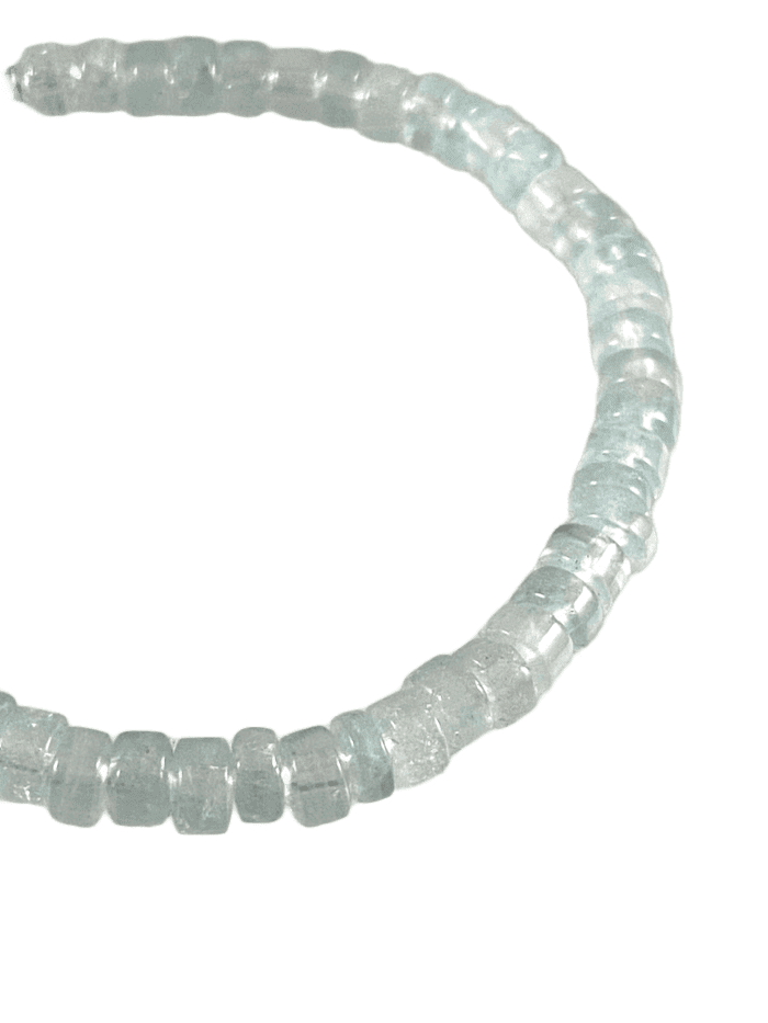 Aquamarine Gemstone Bead Bracelet