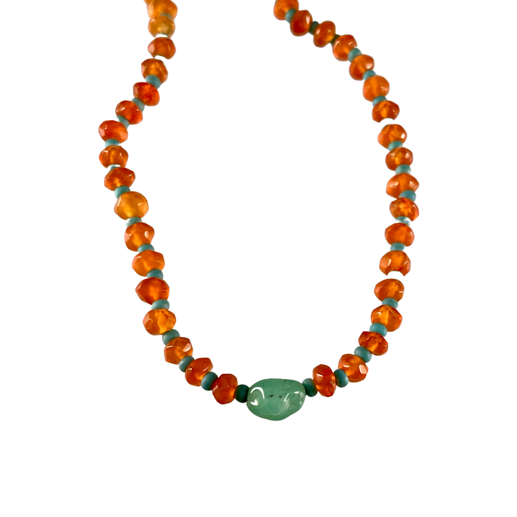 Faceted Gemstone and Glass Bead Delicate Bracelet