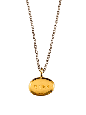 Yellow Gold Vermeil Wish Nugget Necklace