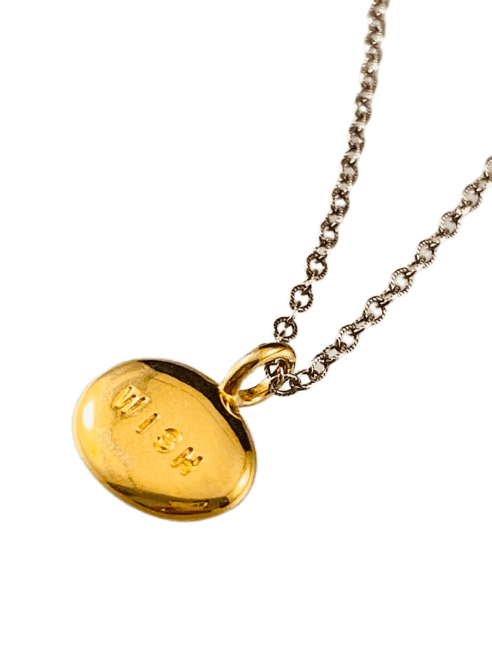 Yellow Gold Vermeil Wish Nugget Necklace