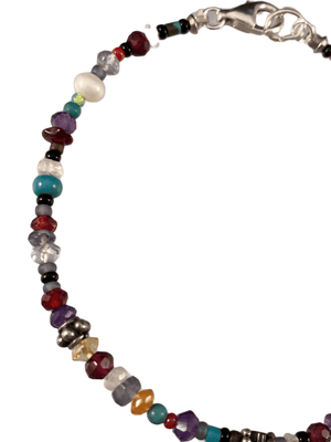 Chrome Diopside Beaded Gemstone Bracelet #7