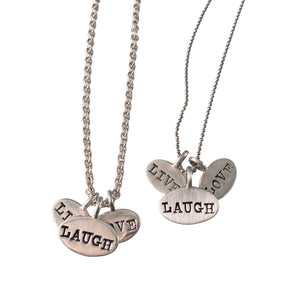 16" Live Love Laugh Charm Necklace